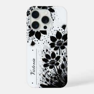 Ink-splashed Bloom iPhone 15 Pro Case