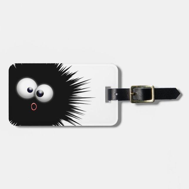Ink Splat Cartoon Luggage Tag (Front Horizontal)