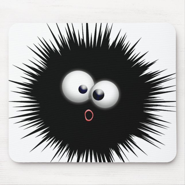 Ink Splat Cartoon Mouse Mat (Front)