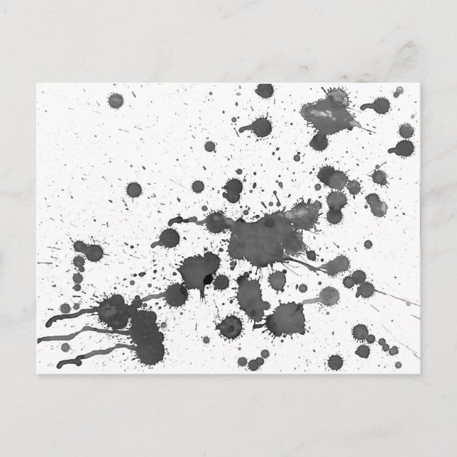 Ink Splatter Postcard (Front)