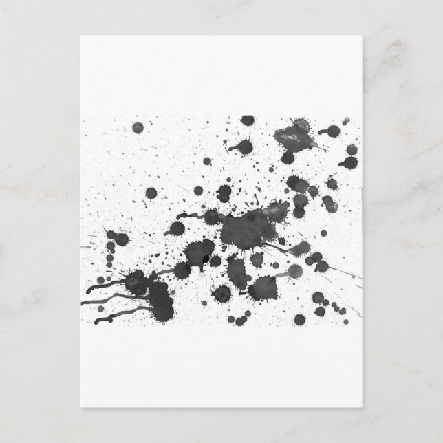 Ink Splatter Postcard (Front)