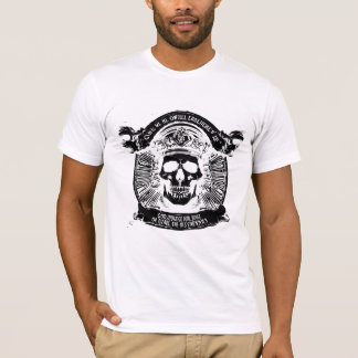 Ink Splatter Skeleton Graphic T-Shirt