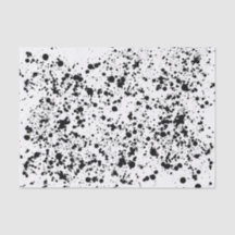 Ink splatter tissue paper