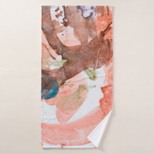 Ink stains on white paperabstract, acrylic, art, a bath towel