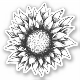 Ink Sunflower
