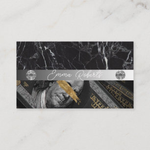 Ink Typography Tattoo Artist Business Card