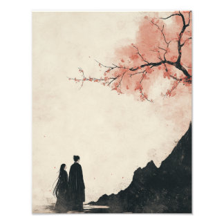 Ink Wash Painting Art Photo Print