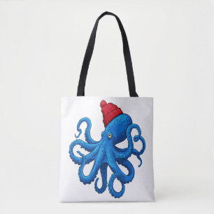 Ink Your Day: Playful Octopus Companions Tote Bag