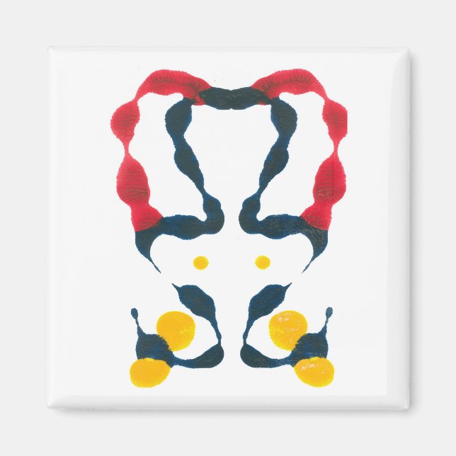 Inkblot Art Magnet (Front)