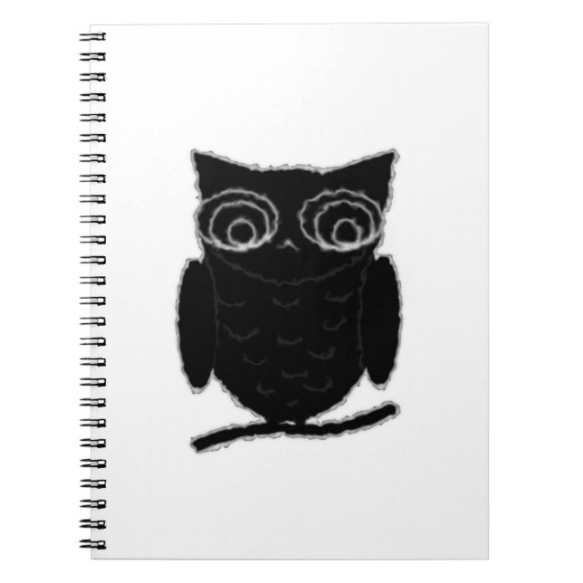 Inkblot Owl Notebook (Front)