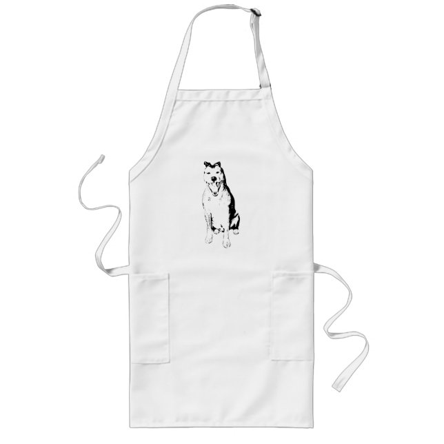 Inked Bold Presence Long Apron (Front)
