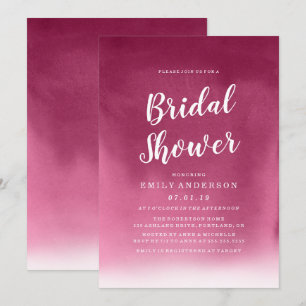 Inked Bridal Shower Invitation
