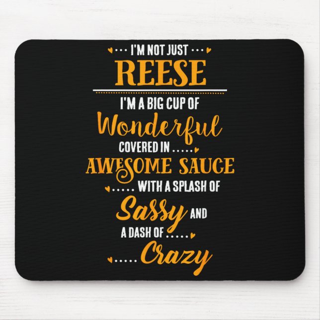 Inked Creation - Reese Big Cup Of Awesome Sy Cly C Mouse Mat (Front)
