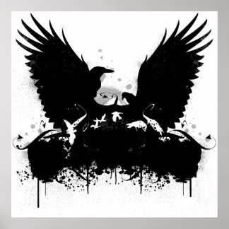 Inked Crows Poster