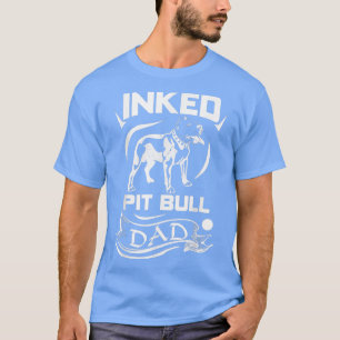 Inked Pit Bull Dad PitBull for Men T-Shirt