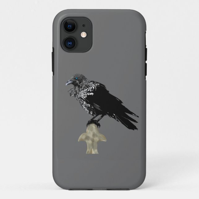 Inked Raven Case-Mate iPhone Case (Back)