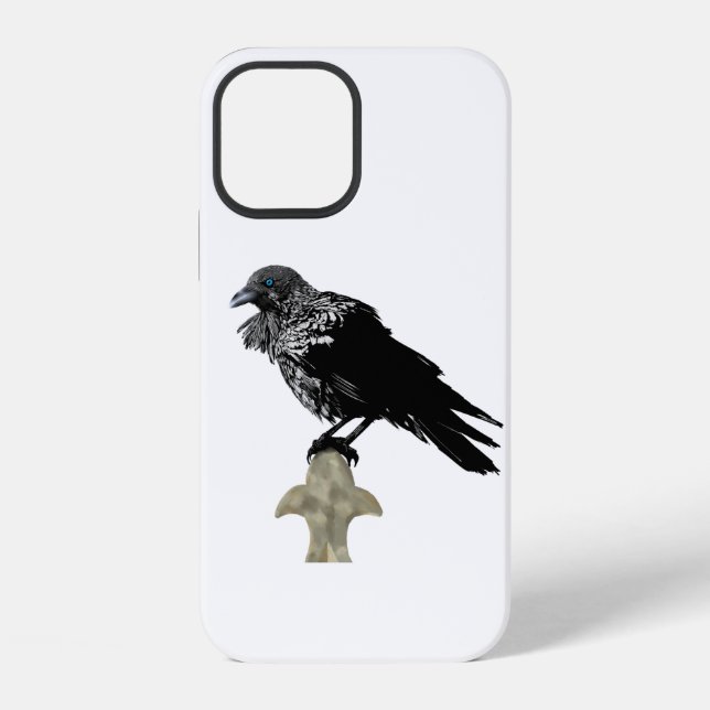 Inked Raven iPhone Case (Back)