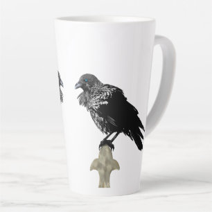 Inked Raven Latte Mug
