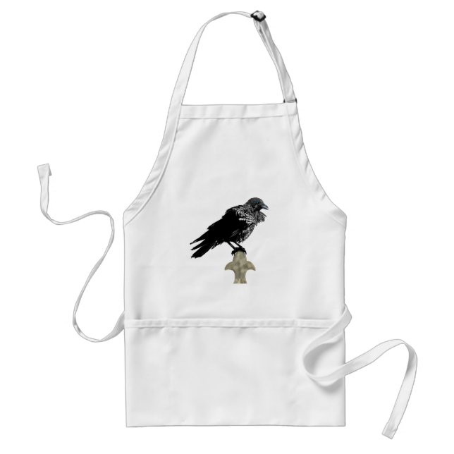 Inked Raven Standard Apron (Front)