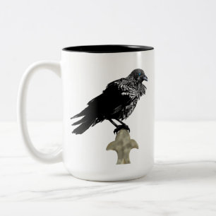 Inked Raven Two-Tone Coffee Mug
