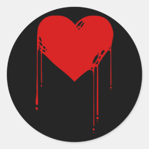 _inkheart classic round sticker