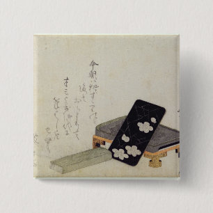 Inkstone 15 Cm Square Badge