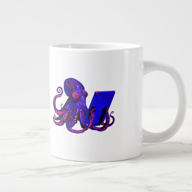 Inkternet Addiction Large Coffee Mug (Right)