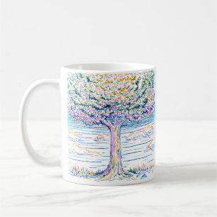 Inktober 2018 Day 2 - Colour Tree Coffee Mug