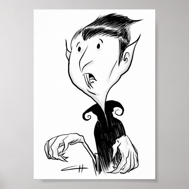 Inktober - Vampire Poster (Front)