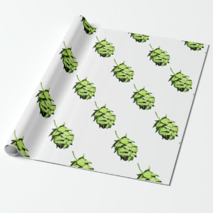 Inky Hop Illustration for Beer Lovers! Wrapping Paper