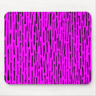 Inky Lines - Magenta Mouse Mat