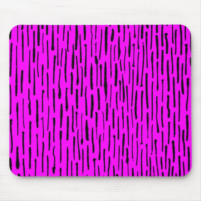 Inky Lines - Magenta Mouse Mat (Front)