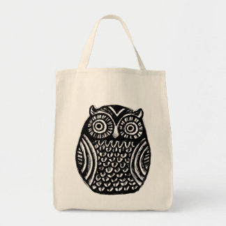 inky owl tote "todays best award" bag