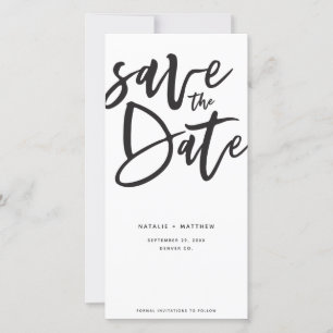 Inky script save the date