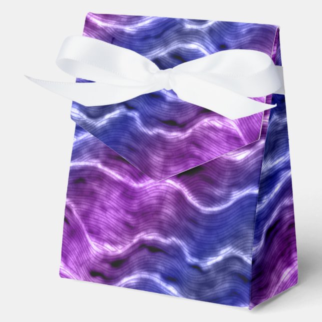 inky waves - gradient purples : favour box (Front)