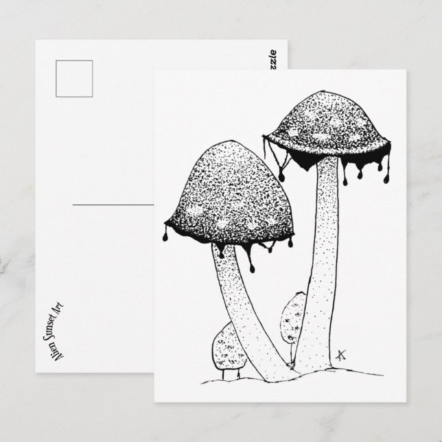 Inkycap Postcard (Front/Back)