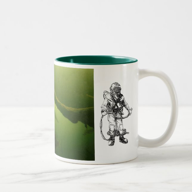 Inland Commercial Diving Two-Tone Coffee Mug (Right)