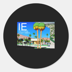 Inland-Empire Love For Cosy-City Classic Round Sticker