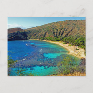 Inland, Hanauma Bay 4, Honolulu, Oahu Postcard