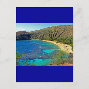 Inland, Hanauma Bay 4, Honolulu, Oahu Postcard