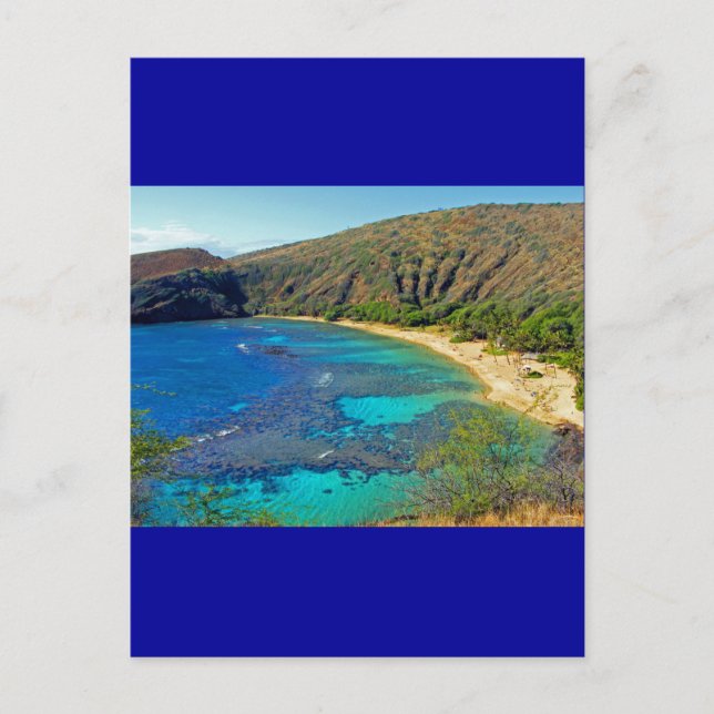 Inland, Hanauma Bay 4, Honolulu, Oahu Postcard (Front)