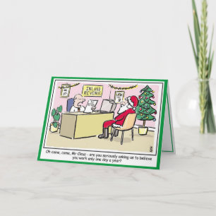 Inland Revenue Tax Collectors Christmas Card