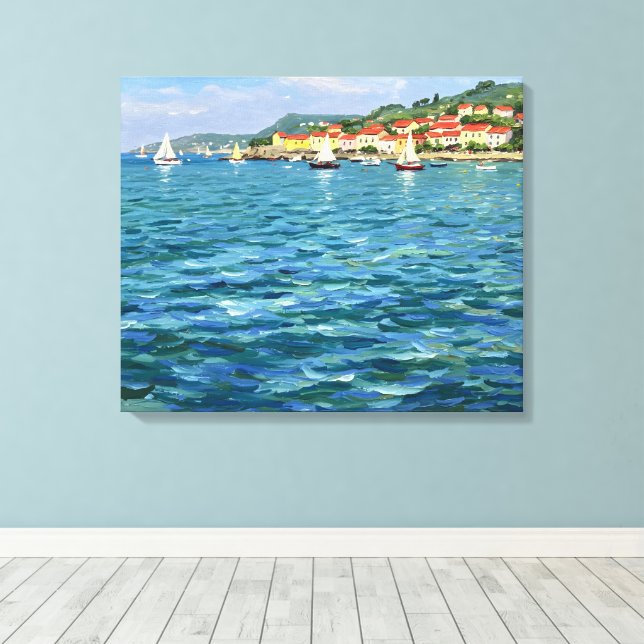 Inland Sea Canvas Print (Insitu(Wood Floor))
