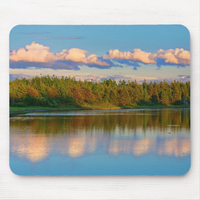 Inlet at Sunset | New Brunswick, Canada Mouse Mat (Front)