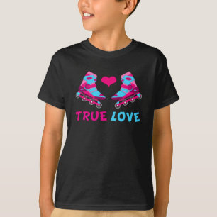 Inline Girl Queen Skating Skates Skater Funny Gift T-Shirt