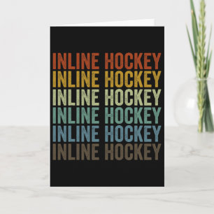 Inline Hockey Sports Retro Card