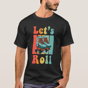 Inline Skate Rollerskating Roller Eighties Outfit  T-Shirt