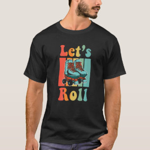 Inline Skate Rollerskating Roller Eighties Outfit  T-Shirt