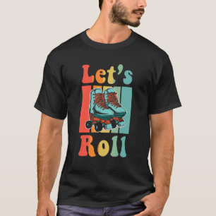 Inline Skate Rollerskating Roller Eighties Outfit T-Shirt