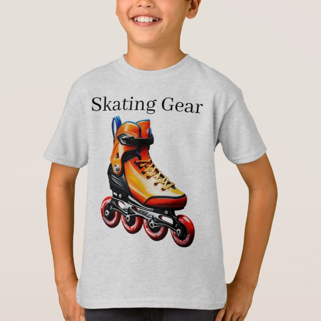 Inline Skate Shoes – All-Season Performance T-Shirt (Front)
